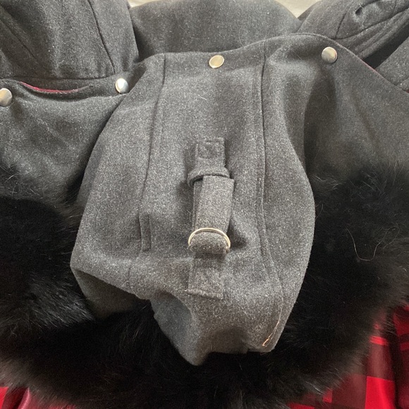 Special Edition Plaid Moose Knuckles Down Coat. - Picture 10 of 12